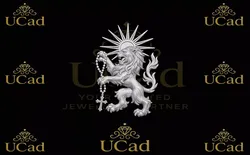 Lannister Lion with Sunburst and Rosary 3D print model