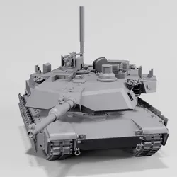 M1A2C Abrams with Trophy APS and add-on composite armor