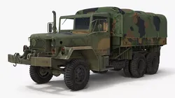 Military Cargo Truck m35a2 3D model