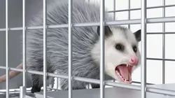 Opossum in Trap Fur 3D model