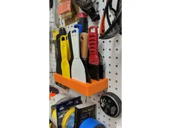 Putty Knife Holder for Pegboard