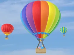 Remix: Hot Air Balloon 1:87 H0 Scale