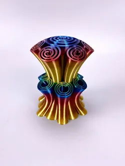 Scroll Vase