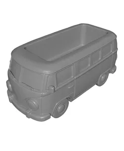 Vintage Camper Van Planter & Desk Organizer STL | Retro Decor | Gift for Car Fan