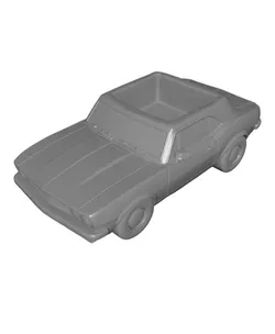 Vintage Muscle Car Planter & Desk Organizer STL | Retro Decor | Gift for Car Fan