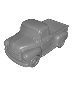 Vintage Pickup Car Planter & Desk Organizer STL | Retro Decor | Classic Pickup Succulent Pot