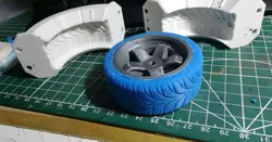 1/10 rc car tire casting mold