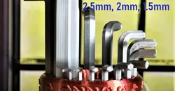 15 Piece Metric Allen Key Tool Set + Desk Organizer: LeisureLuke V1