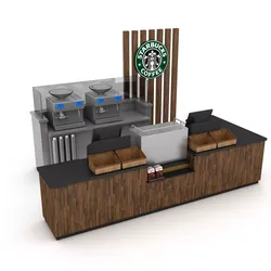 3d coffee shop 3D Low-poly 3D model