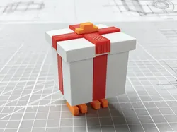 3D printer bestanden | 3MF | Gift Box Chick - Storage Box & Mini Ornament