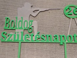 3D printer bestanden | 3MF | Hunter 26 cake topper