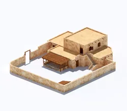 Ancient Desert House 2 3D model