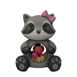 🐾 Animalitos Amorosos- Valentine's Day Collection.stl raccoon