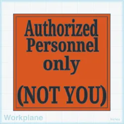 Authorized Personnel Sign