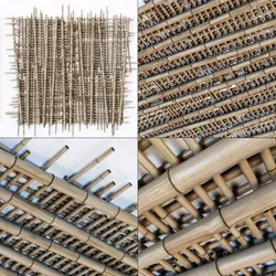 Bamboo ceiling long cage 3D model