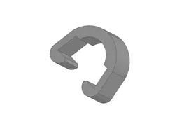 Bicycle cable clamp