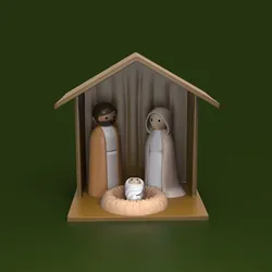 Birth of the baby Jesus