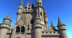 Castle 3D Model cinderella 3D model