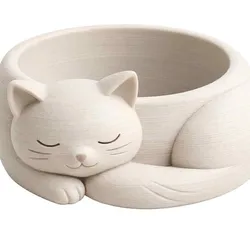 Cat Home Design Bowl - Cup & Fruit Holder - Modern Decorative Storage