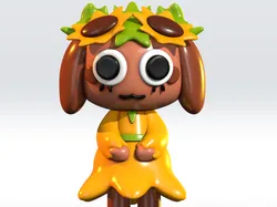 Characters & Creatures STL indir - Sunflower Patch Bassie from Dandy's World 3D Model 3mf - FnFLab