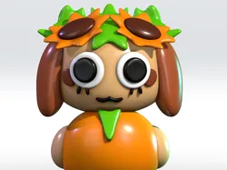 Characters & Creatures STL تنزيل - Sunflower Patch Bassie Duck Dandy's World 3D Model 3mf - FnFLab