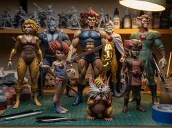 Characters & Creatures STL تنزيل - Thundercats Ho! – High-Detail Complete 3D Printable Statues - Ruffi