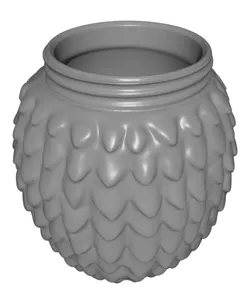 Dragon Egg Jar with Screw-Off Lid