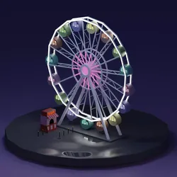Ferris Wheel Low-poly 3D model