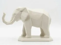 Fișiere pentru imprimante 3D | Fișier 3MF | Low poly elephant