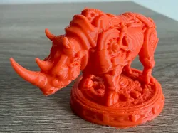 Fișiere pentru imprimante 3D | Fișier 3MF | Steampunk rhino