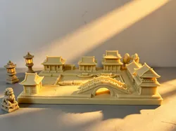Fișiere pentru imprimante 3D | Fișier 3MF | 清明上河图古建微缩摆件