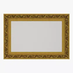 Frame picture gold v6 3D model