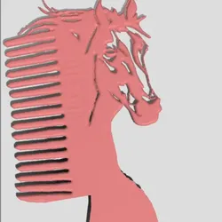 HORSE COMB DESIGN 3