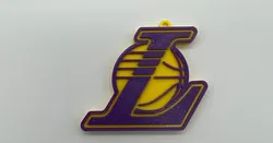 La Lakers Logo and Keychain