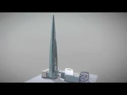 Lotte World Tower Low-poly 3D model