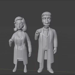 Mulder and Scully Simpsons