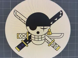 One Piece Zoro Posavasos - Modelo de impresión 3D gratuito