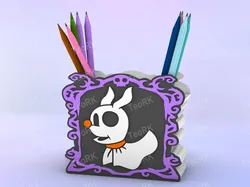 Other STL Descărcare - Pen Holder ZERO JACK GHOST DOG - TeoRk