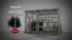 Prison Jail Cell Low-poly 3D model