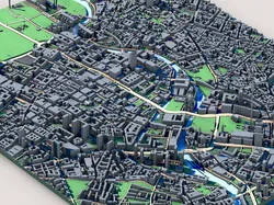 Props & Terrain STL Download - Berlin Cityscape 3D Modelby 1xMerch