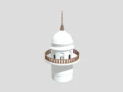 Props & Terrain STL تنزيل - White Dome - neagww
