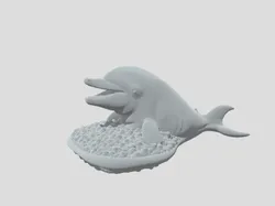 Sculptures & Artworks STL تنزيل - dolphin - neagww