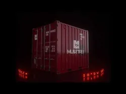 Shipping Container 10ft Rigged Low-poly 3D model