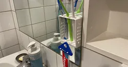 Toothbrush and Toothpaste Holder