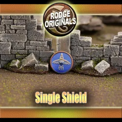 Viking Shield with Raven Design (Version 2)