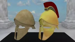 3D Model Ancient Greek Corinthian Helmets 3D model