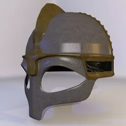 3D Model Ancient Viking Helmet 3D model