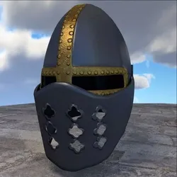 3D Model Crusader Helmet 3D model