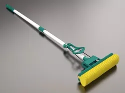 Broom mop 3D model