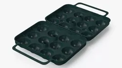 Camping Eggs Storage Box Open 3D model